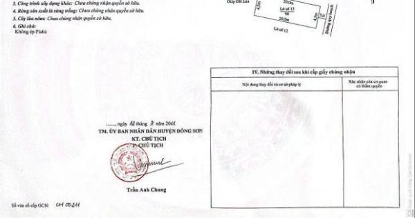 Chủ cần bán Đất nền riêng lẻ 90m²