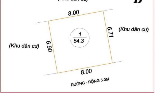 Cần bán Đất nền riêng lẻ 54m²