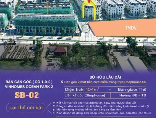 Chủ cần bán Biệt thự nghỉ dưỡng 104m²