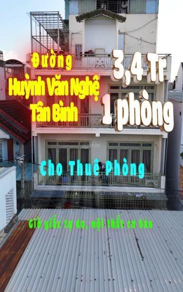 Cho Thuê Phòng Trọ 3tr4, GIỜ 🏠 GIẤC TỰ DO, đường HUỲNH VĂN NGHỆ quận TÂN BÌNH, HCM