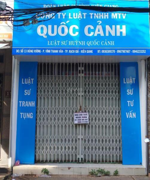 Nhà ☘ cho thuê hoặc bán-Hùng Vương, p.Rạch Giá, t.An Giang