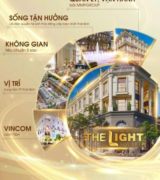 💥💥 Nhà phố kinh doanh tại dự án THE LIGHT SQUARE, nhà phố Châu Âu thu nhỏ tại 🔥 Thái Bình