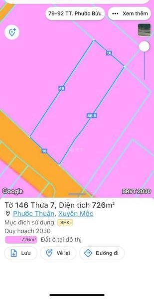 CẦN BÁN LÔ ĐẤT ĐẸP 🏚️ GIÁP RANH THỊ TRẤN PHƯỚC BỬU CACH BIỂN HỒ TRÀM 6km