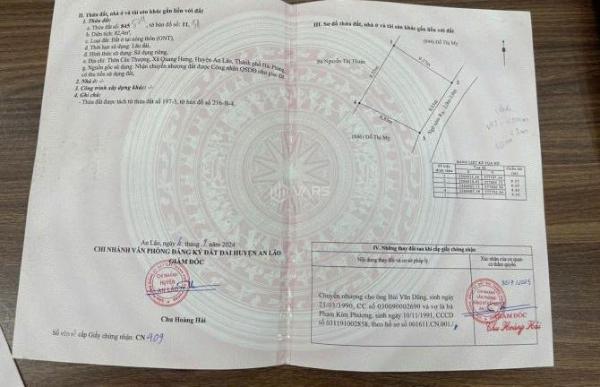 Bán đất tại Quang Hưng, An Lão, Hải Phòng, giá cực chất, 82m2 chỉ 595 👍 triệu, ngang rộng đư