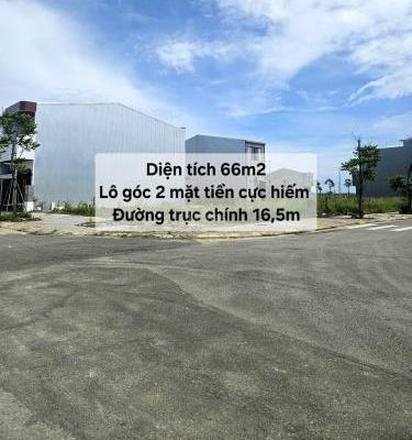 🔥 Lô góc 2 mặt tiền KQH Hương Sơ - Diện tích 66m2 cực 🏬 hiếm