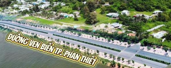 Mặt tiền biển 🏢 Tiến Thành Tp. Phan Thiết đã làm tường ranh đầy đủ