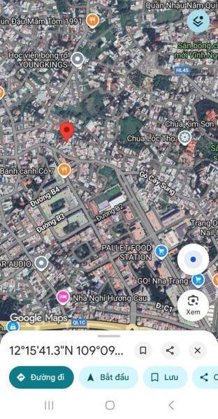 Sót lại lô đất kề Khu đô thị Vĩnh Điềm Trung, phường Tây Nha Trang, 🏦 hẻm Gò Găng