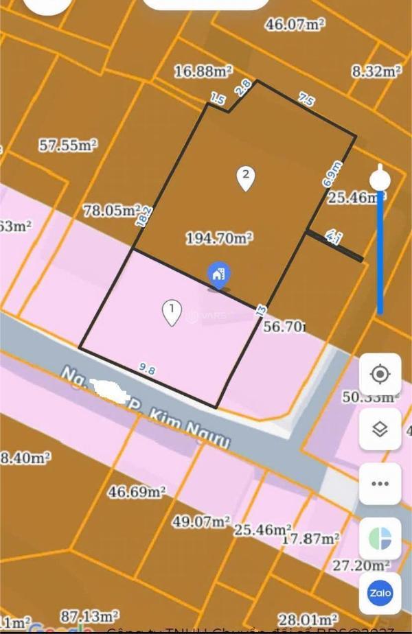 Bán Nhà trong hẻm 195m²