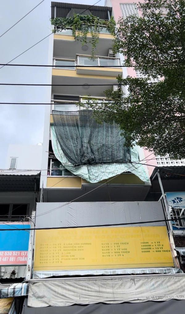 Bán nhà mt 6 lầu nguyễn súy 4x17m 🏚️ ngay chợ tân hương kinh doanh đỉnh gía 19 tỷ