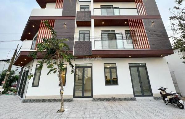 nhà mới 1 trệt 2 lầu góc 2 mặt tiền kdc phú 🏢 an, giá bán 6 tỷ 680 triệu