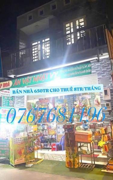 Bán gấp nhà NGAY KHU CHỢ BÌNH CHÁNH đang cho thuê 8triệu/tháng - 120m2 - 🏘️ 650triệu