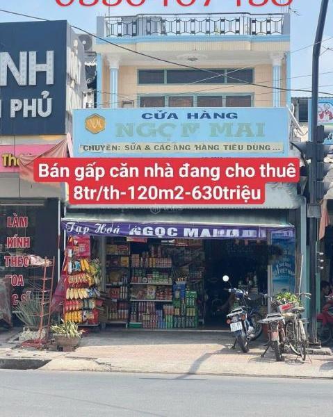 🍀🍀🍀Bán gấp căn nhà NGAY CHỢ BÌNH CHÁNH đang cho thuê 8triệu/th - 630Triệu - 🏠 120m2