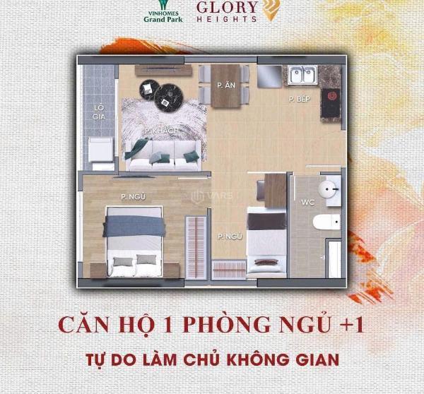 F0 cần bán căn 1pn căn thưởng giá tốt nhất tại glory 🏦 heighs.