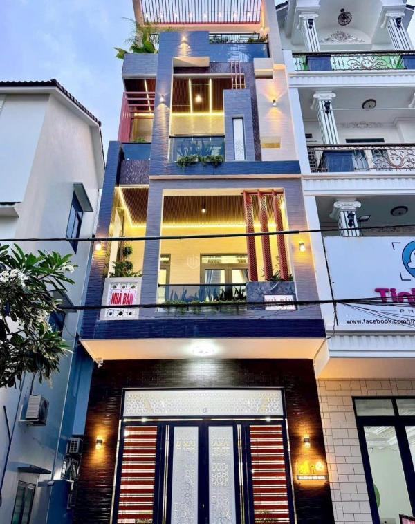 Bán nhà trệt 3 lầu full nội thất 🏦 kdc 91b