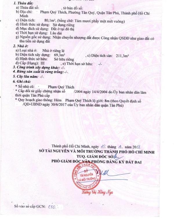 Bán Nhà trong hẻm 80m²
