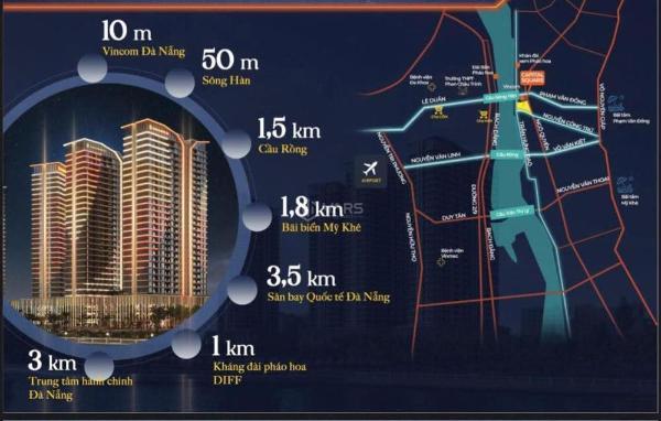 Capital square: căn hộ 2pn trung tâm, sát sông 🌊 hàn
