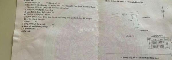 Bán lô đất ☘ 100m2 phú thủy đường ô tô tần đất, gần thủ khoa huân chỉ 1ty680