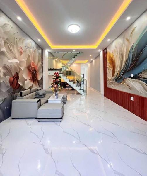 🌟🌟🌟Bán Nhà mới 1 Trệt 🔥 1 Lầu, KDC PHÚ AN, Có Sân Vườn rộng tuyệt đẹp