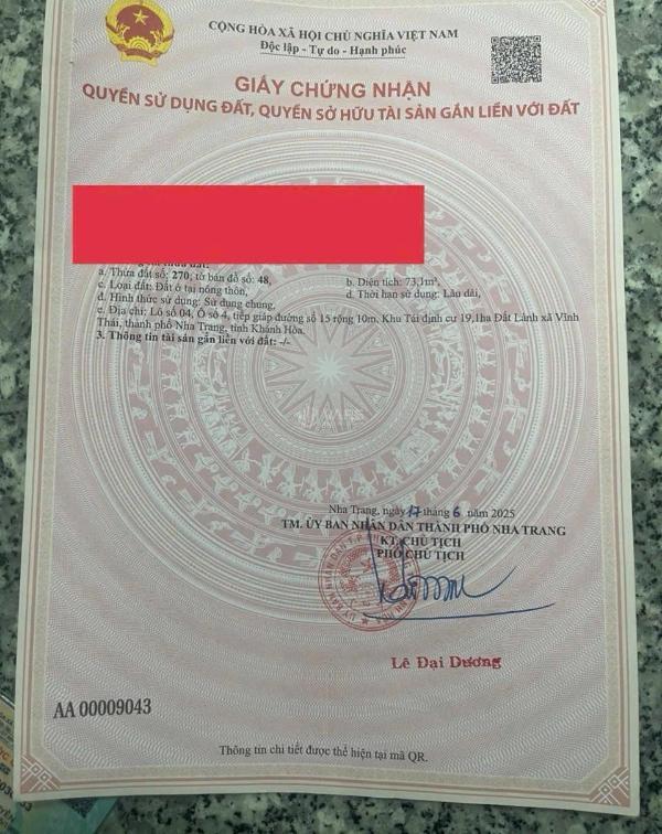 Cần bán Đất nền riêng lẻ 73m²