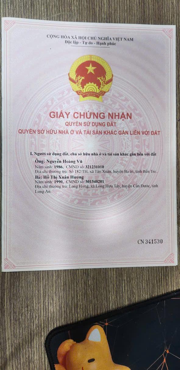Đất sổ đỏ 159m2 đường vành đai 🆘 tân an, xã bình tâm, cách bv đa khoa tân an 1km