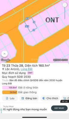 Chủ cần bán Đất nền riêng lẻ 160m²