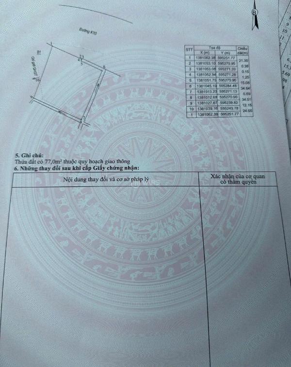 Cần bán Đất nền riêng lẻ 1280m²