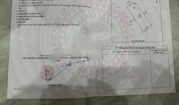 Cần bán Đất nền riêng lẻ 124m²