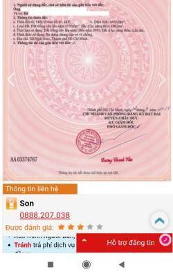 Chủ cần bán Đất nền riêng lẻ 4450m²