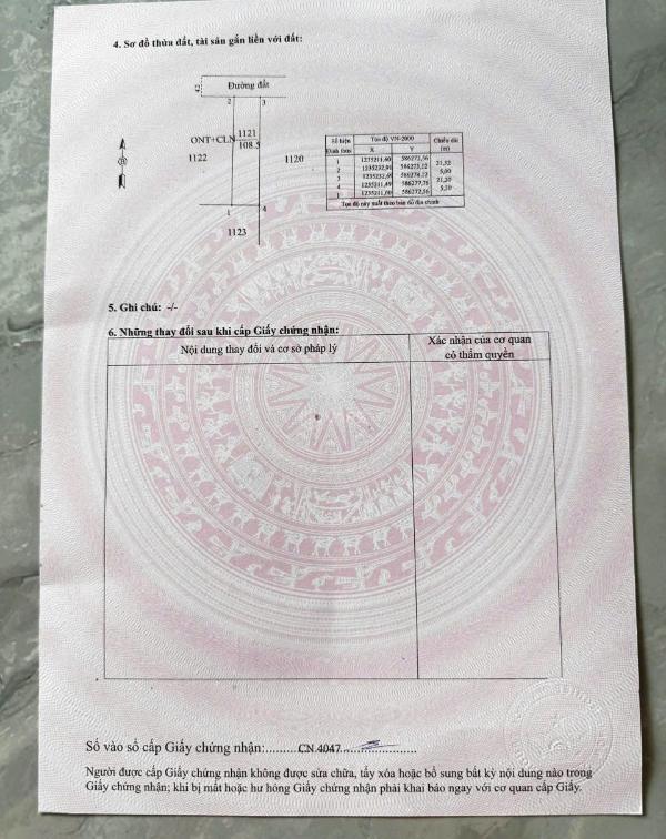 Chủ cần bán Đất nền riêng lẻ 155m²