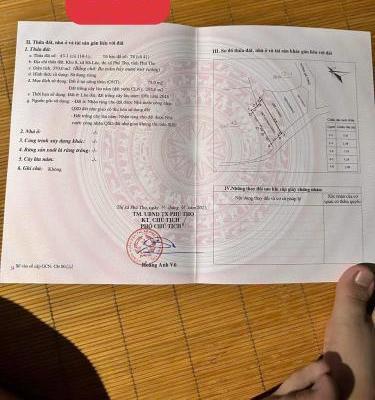 Cần Bán 5 lô đất Tại Hà Lộc – Thị Xã Phú Thọ – 🏦 Phú Thọ.