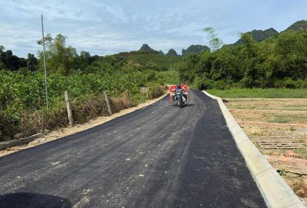 Bán lô đất 110m² mặt tiền 4,6m sổ đỏ sẵn tại 🏡 an bình, lạc thủy, hòa