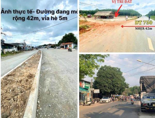 Cơ hội 🆘 vàng cho nhà đầu tư - lô đất mặt tiền dt750, long hòa, dầu tiếng