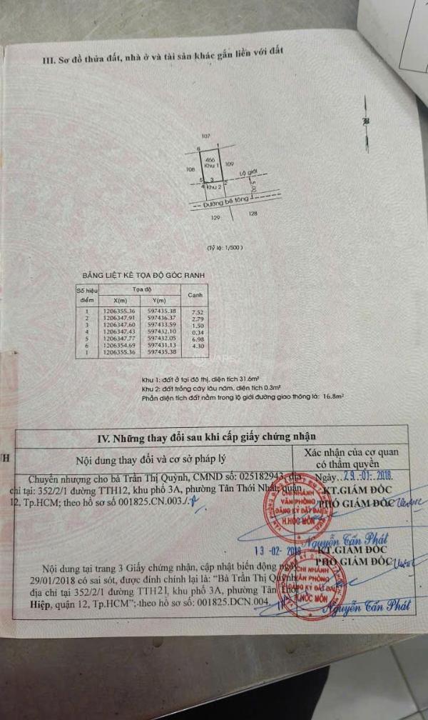 Chủ cần bán Đất nền riêng lẻ 47m²