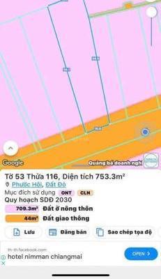 Bán Đất nền riêng lẻ 753m²