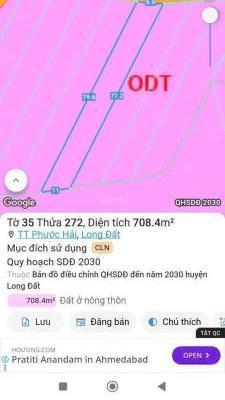 Cần bán Đất nền riêng lẻ 708m²