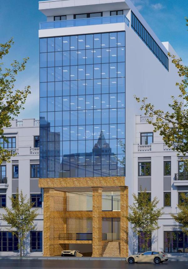 Cho thuê tòa nhà vp mặt phố 🏚️ nguyễn trãi - ngã tư sở. dt 250m2 mt 12m xd 7tầng 1h