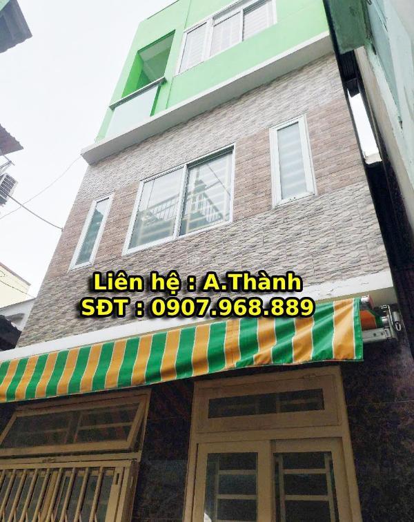 Bán nhà mới 4m x 4m, 1 trệt 2 lầu ,đường bình tiên, phường 3 ,quận 👍 6