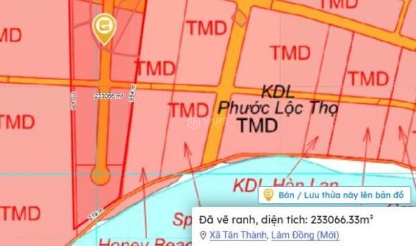 Đất Ven Biển DT ☘ mở rộng-Mặt tiền 719 xuống Biển-Kê Gà-Tân Thành(Hàm Th Nam)-Lâm Đồng