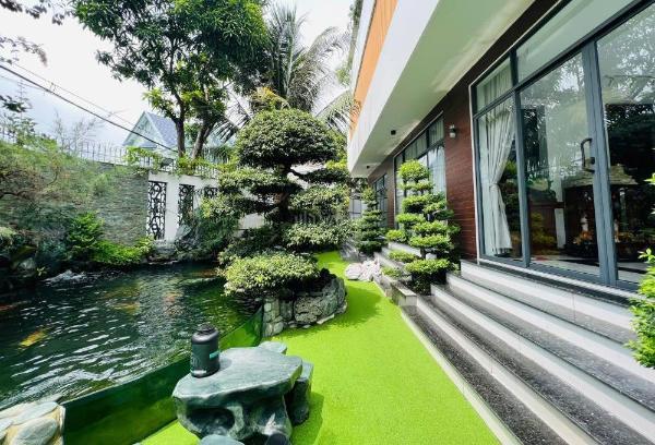 Biệt thự thạnh xuân sang trọng góc 2 mặt tiền - có 🔥 hầm rượu hầm xe phòng gym