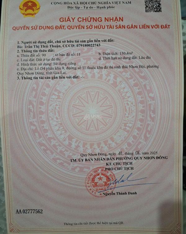 Chủ cần bán Đất nền riêng lẻ 150m²