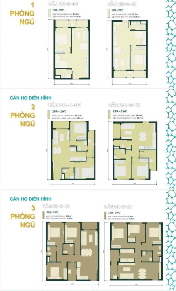 Cần bán Căn hộ chung cư 66m²