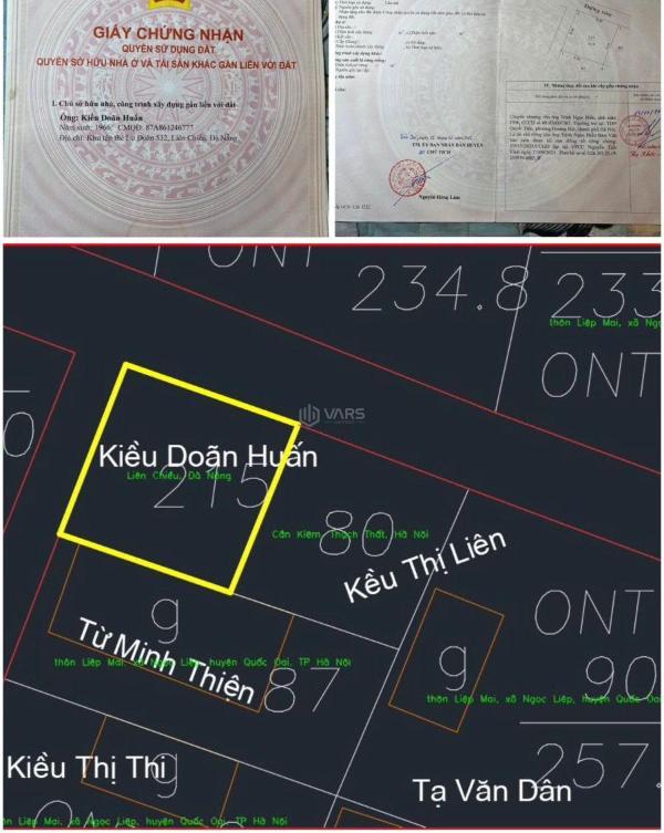 Chính chủ cần bán gấp lô đất vuông - vị trí đẹp 🏬 tại xã ngọc liệp, huyện quốc oai