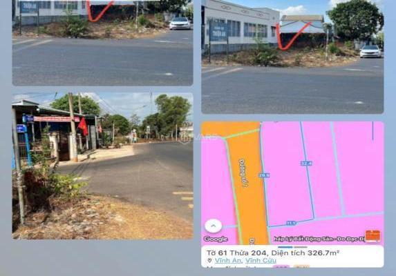 Bán gấp đất 🏣 sổ riêng tt vĩnh an vĩnh cửu 326m2 giá 3tỷ700