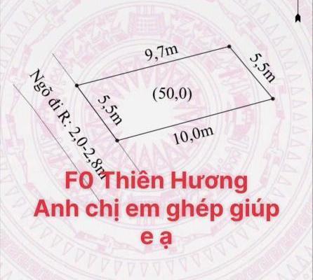 Cần bán Nhà trong hẻm 50m²