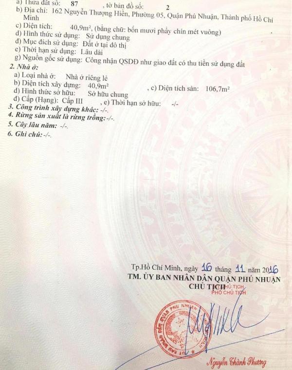 Chủ cần bán Nhà mặt phố 40.9m²