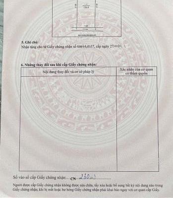 Cần bán Đất nền riêng lẻ 126m²