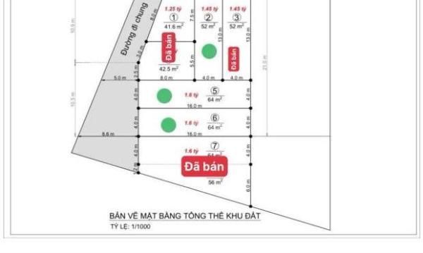 Cần bán Đất nền riêng lẻ 52m²