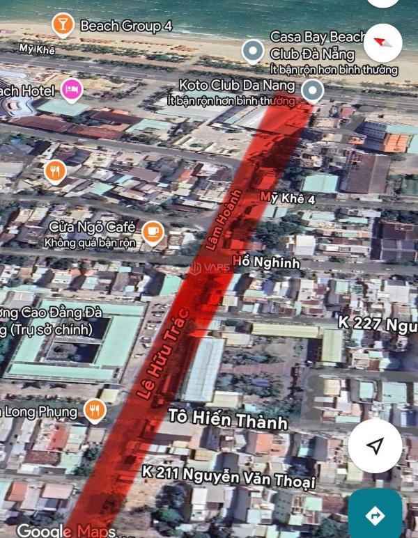 Vị trí 🏢 lê hữu trác - 117m2, ngang 4,5m - gần biển mỹ khê - giá chỉ hơn 7 đồng