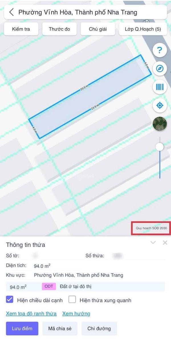 Chủ cần bán Đất nền riêng lẻ 94m²
