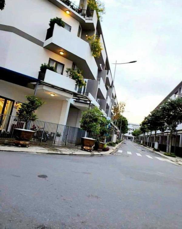 ⭐️⭐️ nhà khu the pearl 🆘 riverside shr 4 tầng 90m2, vuông nguyễn văn tuôi long a